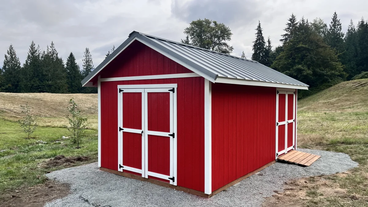 Multi-Access Utility Shed