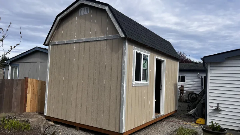 10x20 barn style gambrel shed